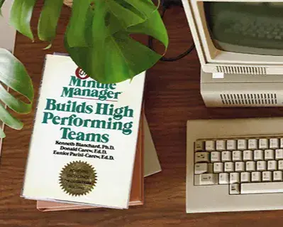 Teams book on desk