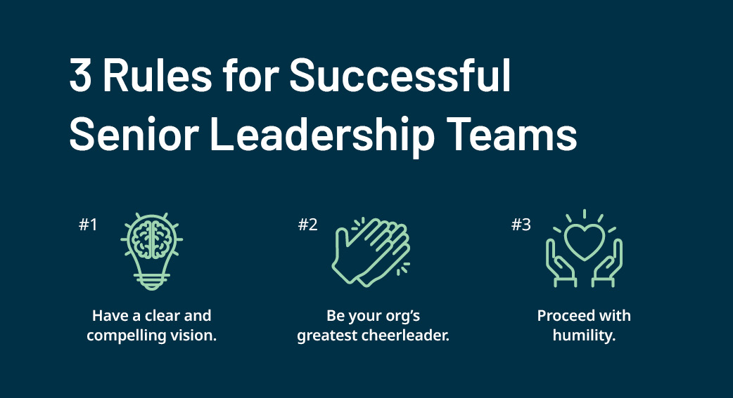 3 Rules for Successful Senior Leadership Teams