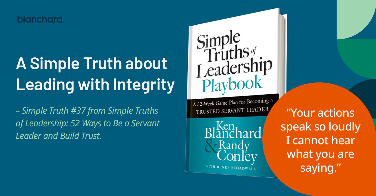 A Simple Truth about Leading with Integrity
