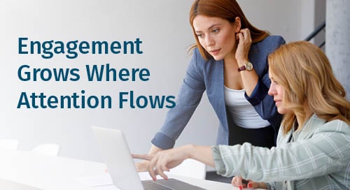Engagement Grows Where Attention Flows
